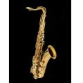 Golden brass saxophone