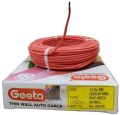 Red PVC auto electrical cable