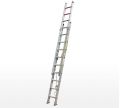 Polished Silver aluminium extension ladder