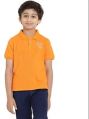 Lycra Cotton Kids Polo T Shirt