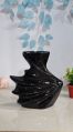 Black Ceramic Peacock Shape Flower Pot