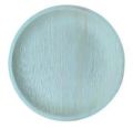 Creamy Plain 10 inch round areca leaf plate