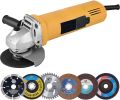 Plastic Yellow New Semi Automatic electric angle grinder