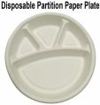 Disposable Partition Paper Plate