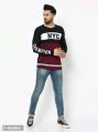 Mens Reliable Maroon Cotton Round Neck Tees