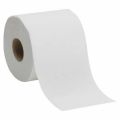 Plain white toilet paper roll