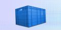 Blue Supreme plastic crates