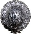 Metal Silver New ncc cap badge