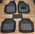 PVC Artificial leather embroidery Artificial leather Rectangular Multicolor Embroidery SeatsRider 7d car floor foot mats