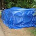 Blue hdpe fumigation cover