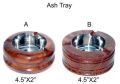 Gaura Art & Crafts Circular wooden round ashtray