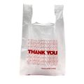 Polythene White Printed plastic carry bags