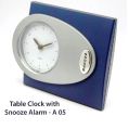 Round Square Plastic Black digital alarm table clock
