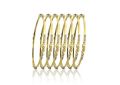 Gold Plated CZ Studded Bangles