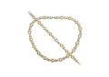 Three Tone Plated Fashion Anklets