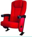 Moulded PU Foam Red sliding auditorium chair