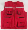 Evion ES-16200 Red Reflective Safety Jacket