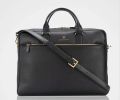 Black leather executive bag