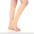 Cotton Beige Plain varicose stockings