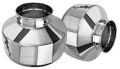 Silver Chrome Stainless Steel Pot