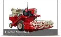 Tractor Mounted Combine Harvester