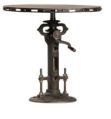 Cast Iron Round Industrial Bar Table