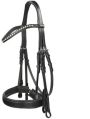 Black Soft Leather horse bridle