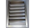 Silver stainless steel louver