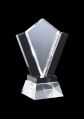 Blue Crystal Customized Glass Crystal Trophy ( Height 8 &amp;quot;)