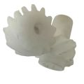 White Round pp helical gear