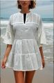 ladies cotton dress/beach dress