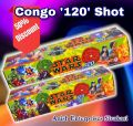 Grey New Manual Assorted congo 120 shot colorful cracker