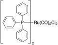 Bis triphenylphosphine ruthenium II dicarbonyl chloride Synthesis
