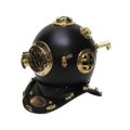 Brass Black Antique Diving Helmet