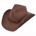 Brown Plain Cowboy Hat