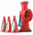 4 In 1 Red Plastic Signature Rotary Grater