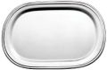 Skyra Basic Mirror Steel 9x6 in Oval Mini Tray