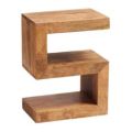 Indian Wooden Furniture"S" Shape Side Table