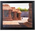 Temple Wall Decor Canvas Oil Painting