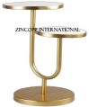 Golden contemporary side table