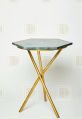 Modern Iron / Side Table  Top Marble