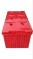 Red ABS Plastic Battery Container