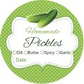 Pickle Jar Labels