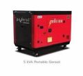 Single Phase Mahindra 5 kVA diesel electric generators