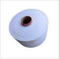 Double Twist White Recycled Polyester Cotton Blended Yarn