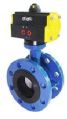 PNEUMATIC ACTUATED FLANGED BUTTERFLY VALVE