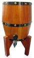 Polished Brown wooden  barrel