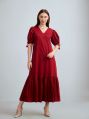 Cotton Maxi Dress With Pockets