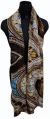Multicolor laides party wear printed silk stole