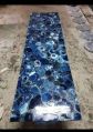 N.k. marbles Blue Agate Stone Rectangle Natural blue agate dining table